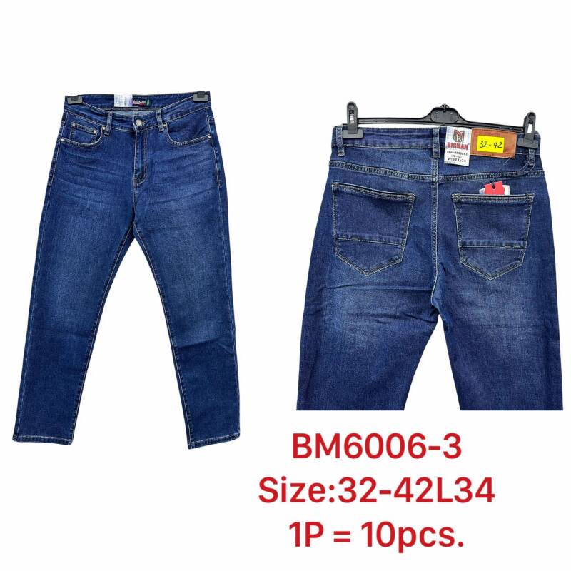 Spodnie jeansy meskie Roz 32-42, 1 Kolor .Paczka 10 szt